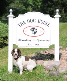 Angus greets his guests at the Dog House Kennel located at 21 Homestead Rd., Pottersville, NJ!